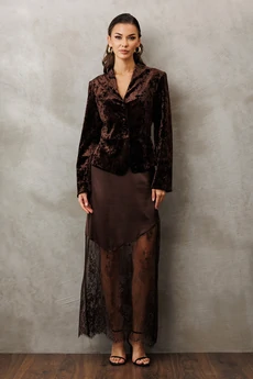 Юбка 3206 коричневый BUTER