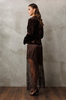 Юбка 3206 коричневый BUTER