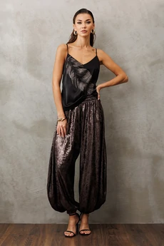 Топ 3224 черный + бронза BUTER