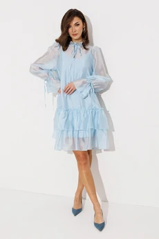 Платье 3226 голубой BUTER