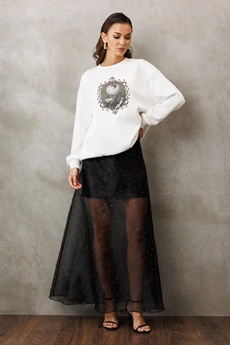 Юбка 3228 черный BUTER