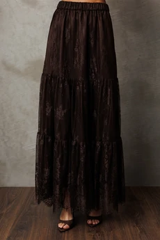 Юбка 3233 коричневый BUTER