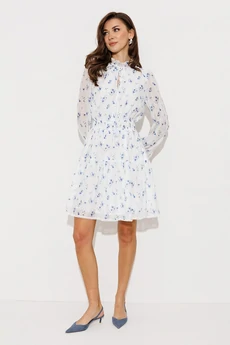 Платье 3255 белый принт BUTER