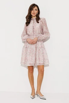Платье 3255 розовый принт BUTER