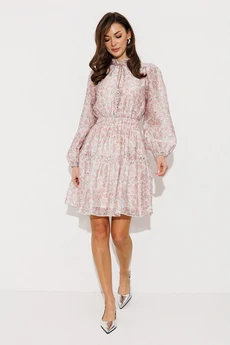 Платье 3255 розовый принт BUTER