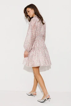Платье 3255 розовый принт BUTER