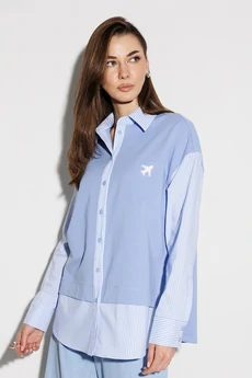 Блузка 3257 голубой BUTER