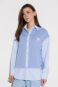 Блузка 3257 голубой BUTER