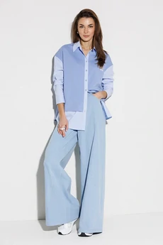 Блузка 3257 голубой BUTER