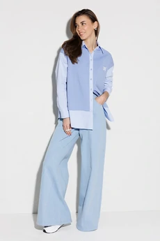 Блузка 3257 голубой BUTER