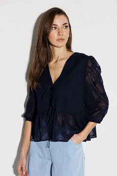 Блузка 3271 темно-синий BUTER