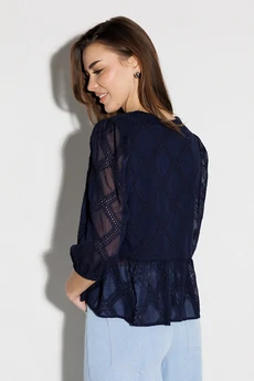 Блузка 3271 темно-синий BUTER