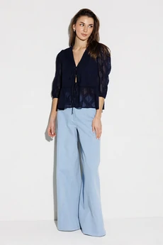 Блузка 3271 темно-синий BUTER