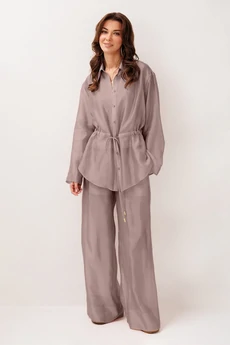 Костюм брючный 3284 мокко BUTER