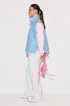 Жилет 3285 голубой перламутр BUTER