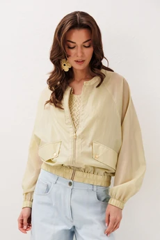 Бомбер 3301 нежная олива BUTER