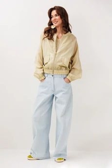 Бомбер 3301 нежная олива BUTER