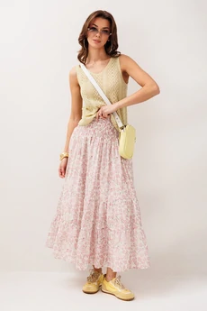 Юбка 3299 розовые цветы BUTER