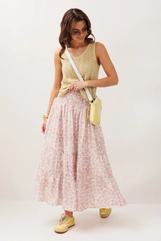 Юбка 3299 розовые цветы BUTER