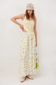 Юбка 3342 принт цветы BUTER