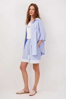 Блузка 3317 голубой BUTER