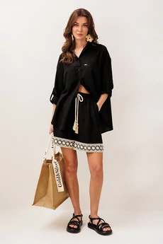 Блузка 3317 черный BUTER