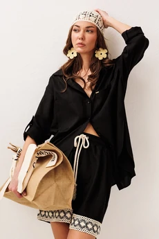 Блузка 3317 черный BUTER