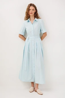 Платье 3341 небесная полоска BUTER