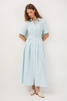 Платье 3341 небесная полоска BUTER