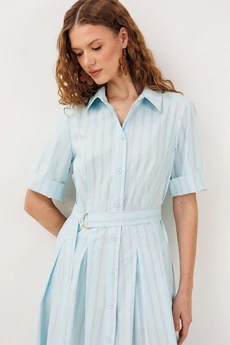 Платье 3341 небесная полоска BUTER