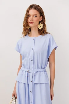 Платье 3343 голубой BUTER