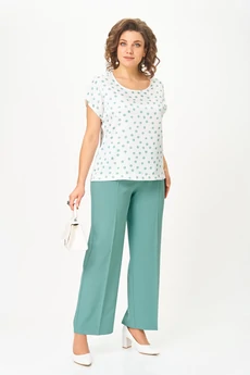 Костюм брючный 1016 бирюзовый Багира АнТа