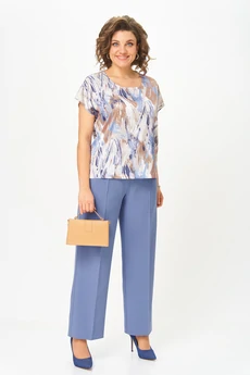 Костюм брючный 1016 фиолетовый Багира АнТа