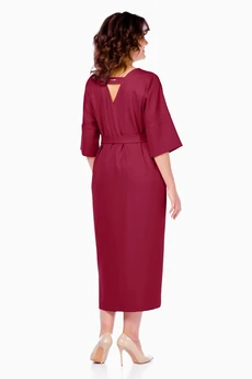 Платье 1046 бордовый Багира АнТа