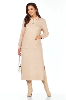 Платье 1070 бежевый Багира АнТа