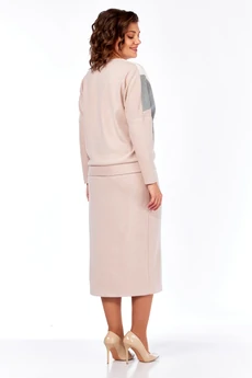Костюм с юбкой 1073 розовый Багира АнТа
