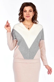 Костюм с юбкой 1073 розовый Багира АнТа