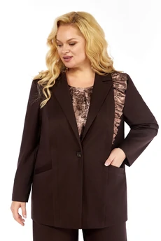 Костюм брючный 1084 шоколад Багира АнТа