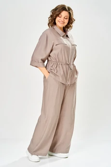 Костюм брючный 1111 бежевый Багира АнТа