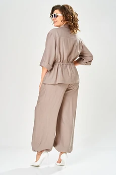 Костюм брючный 1111 бежевый Багира АнТа