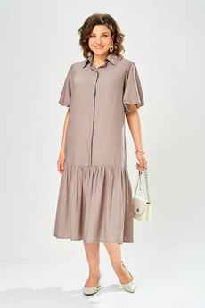 Платье 1112 бежевый Багира АнТа