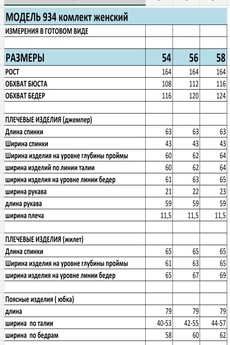 Костюм с юбкой 934 голубой Багира АнТа