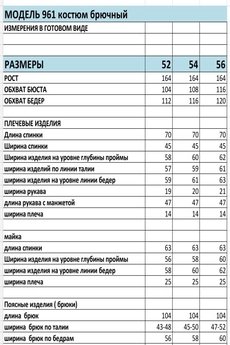 Костюм брючный 961 Багира АнТа