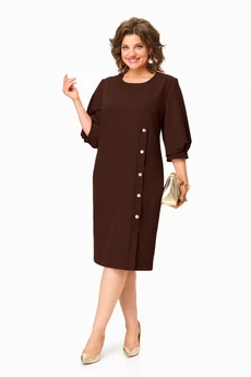 Платье 3170 горький шоколад Багряница