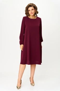 Платье 3173 бордовый Багряница