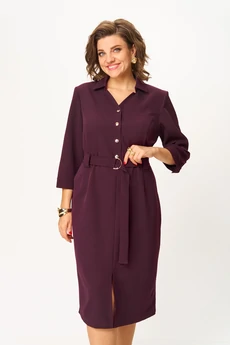 Платье 5100 марсала Багряница