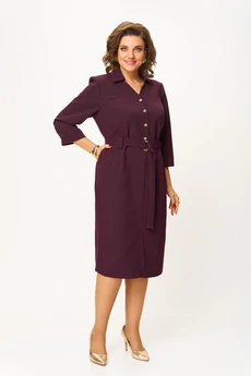 Платье 5100 марсала Багряница