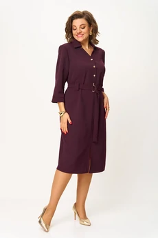 Платье 5100 марсала Багряница