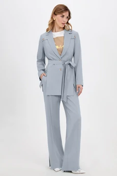 Жакет 5027 голубой Bazalini