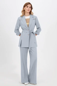 Жакет 5027 голубой Bazalini